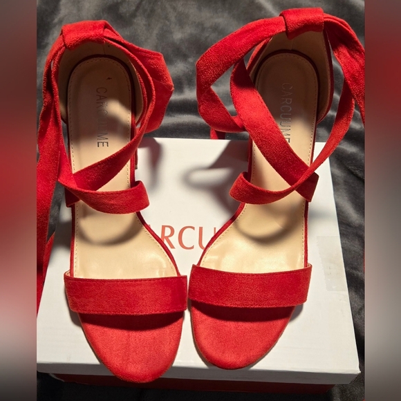 SOLD CARCUUME Strappy Heels for Women #523 - Picture 2 of 12